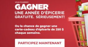 Gagnez Une année d’épicerie gratuite de 13 000 $