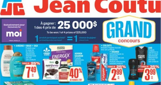 Circulaire Jean Coutu du 29 février au 6 mars 2024