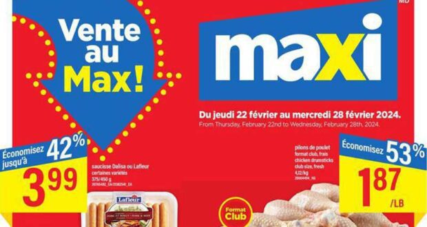 Circulaire Maxi du 22 février au 28 février 2024