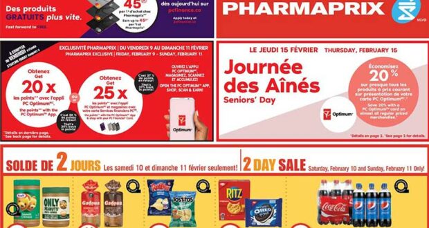 Circulaire Pharmaprix du 10 février au 15 février 2024