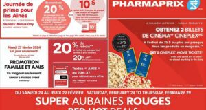 Circulaire Pharmaprix du 24 février au 29 février 2024