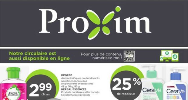 Circulaire Proxim du 29 février au 6 mars 2024