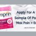 Echantillons gratuits du produit Max Pain + Energy de Pamprin