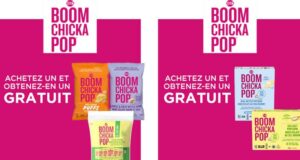 GRATUIT Un produit de maïs éclaté Angie’s BoomChickaPop