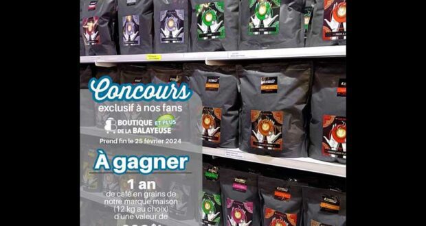 Gagnez 1 an de café en grains de 600 $