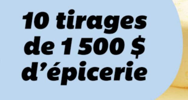 Gagnez 10 lots de cartes cadeaux épicerie IGA de 1500 $ chacune