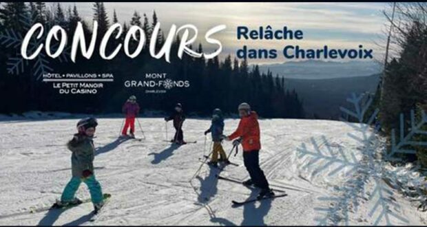 Gagnez un séjour pour la Relâche dans Charlevoix