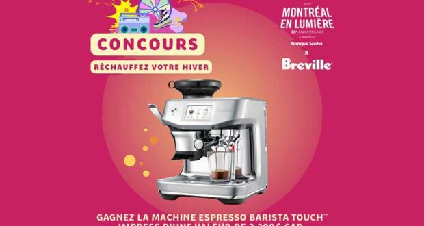 Gagnez une machine à espresso Barista Touch Impress (2200 $)