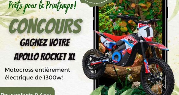 Remportez une moto Apollo Rocket XL 2023 1300w