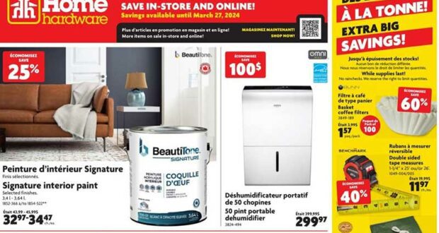 Circulaire Home Hardware du 14 mars au 27 mars 2024