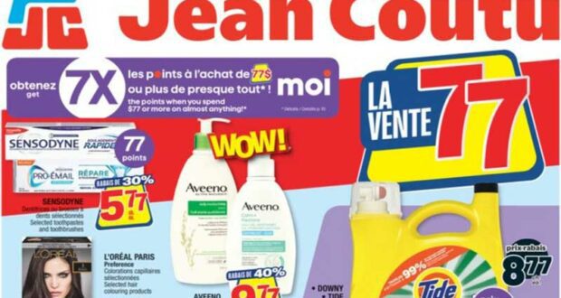 Circulaire Jean Coutu du 14 mars au 20 mars 2024