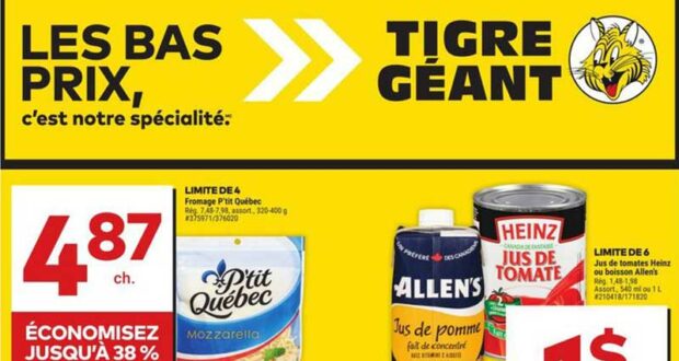 Circulaire Tigre Géant du 13 mars au 19 mars 2024