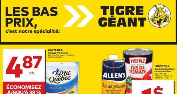 Circulaire Tigre Géant du 20 mars au 26 mars 2024