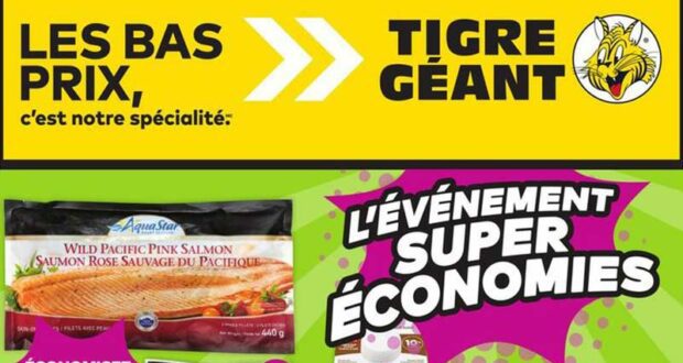 Circulaire Tigre Géant du 27 mars au 2 avril 2024