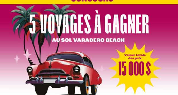 Gagnez 5 voyages tout inclus au SOL VARADERO BEACH