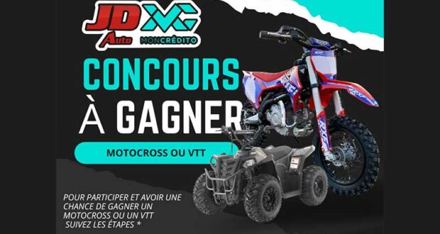 Gagnez Un motocross ou un VTT