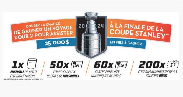 Gagnez Un voyage pour la finale de la Coupe Stanley (8000 $)