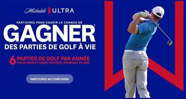 Gagnez des parties de golf à vie (24 000 $)