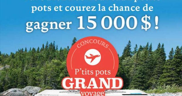 Gagnez un grand voyage au Canada (15 000 $)