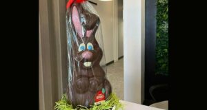 Gagnez un lapin géant 3 kg de Chocolat favoris