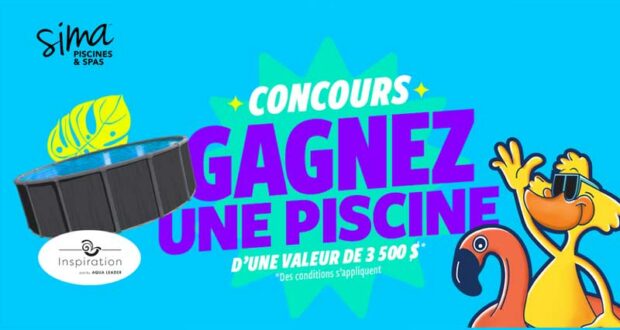 Gagnez une piscine d'une valeur de 3500 $