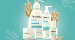 Testez les soins corporels Aveeno Calm + Restore