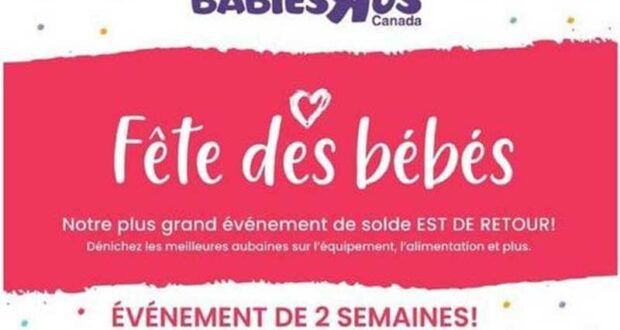 Circulaire Babies R Us du 18 avril au 1 mai 2024