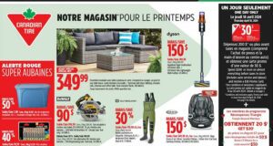Circulaire Canadian Tire du 18 avril au 24 avril 2024