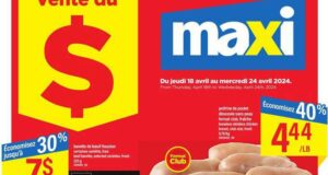 Circulaire Maxi du 18 avril au 24 avril 2024