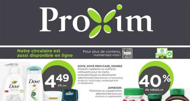 Circulaire Proxim du 18 avril au 24 avril 2024