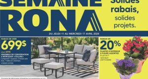 Circulaire Rona du 11 avril au 17 avril 2024