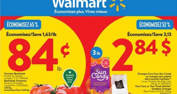 Circulaire Walmart du 11 avril au 17 avril 2024