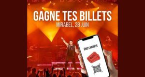 Gagnez 4 PAIRES DE BILLETS POUR ÉRIC LAPOINTE