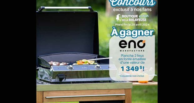 Gagnez la Plancha 2 Feux en Fonte émaillée ENO (1349 $)