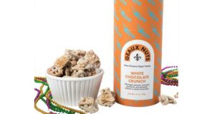 Echantillons de la collation White Chocolate Crunch de Geaux Nuts