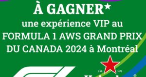 Gagnez 10 paires de billets pour la F1 à Montréal (1400$ chaque)
