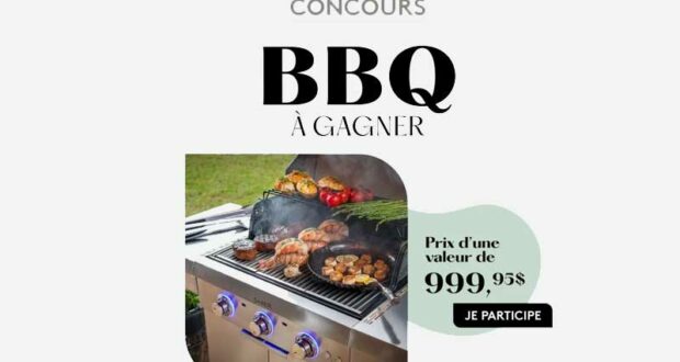 Gagnez un gril à gaz SABER Select à 3 brûleurs (999 $)