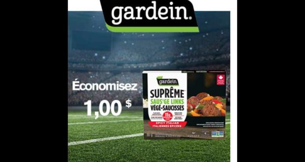 Économisez 1 $ sur n'importe quel produit Gardein Suprême
