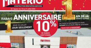 Circulaire Matério du 18 juillet au 24 juillet 2024