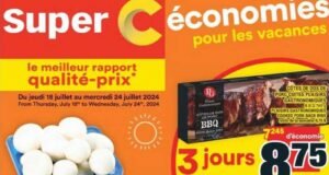 Circulaire Super C Du 18 au 24 juillet 2024