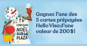 Gagnez 5 cartes-cadeaux prépayées Hello Visa de 200$ chacune
