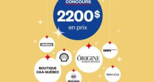 Gagnez 6 ensembles de prix d’une valeur totale de 2200 $