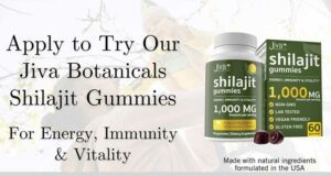 Échantillons gratuits gummies Jiva Shilajit Botanicals