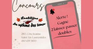 Concours Érablière au rythme des temps