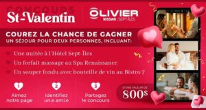 Gagnez un séjour pour deux à l'Hôtel Sept-Îles (800 $)