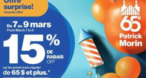 Circulaire Patrick Morin du 6 mars au 12 mars 2025