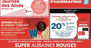 Circulaire Pharmaprix du 29 mars au 3 avril 2025
