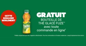 Bouteille de thé glacé Fuze GRATUITE chez Metro