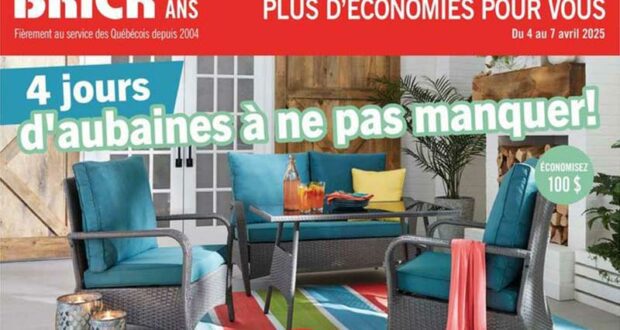 Circulaire Brick du 1 avril au 17 avril 2025