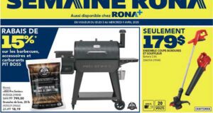 Circulaire Rona du 3 avril au 9 avril 2025